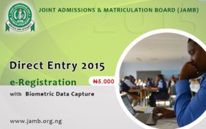 JAMB Direct Entry form 2015