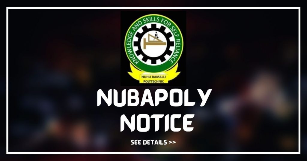 NUBAPOLY Notice to Prospective Corps Members