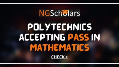 polytechnics that accept pass in mathematics