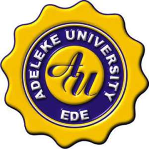 adeleke university matriculation