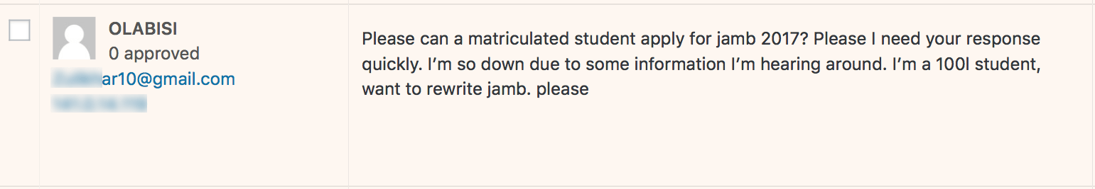 Can Matriculated Students Write JAMB UTME
