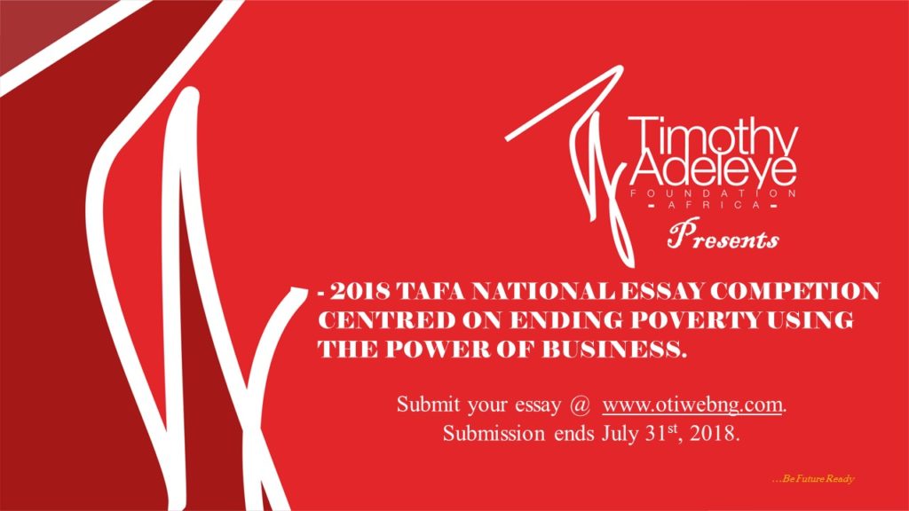 TAFA Essay Competition