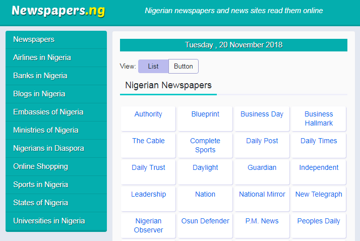 Newspapers in Nigeria