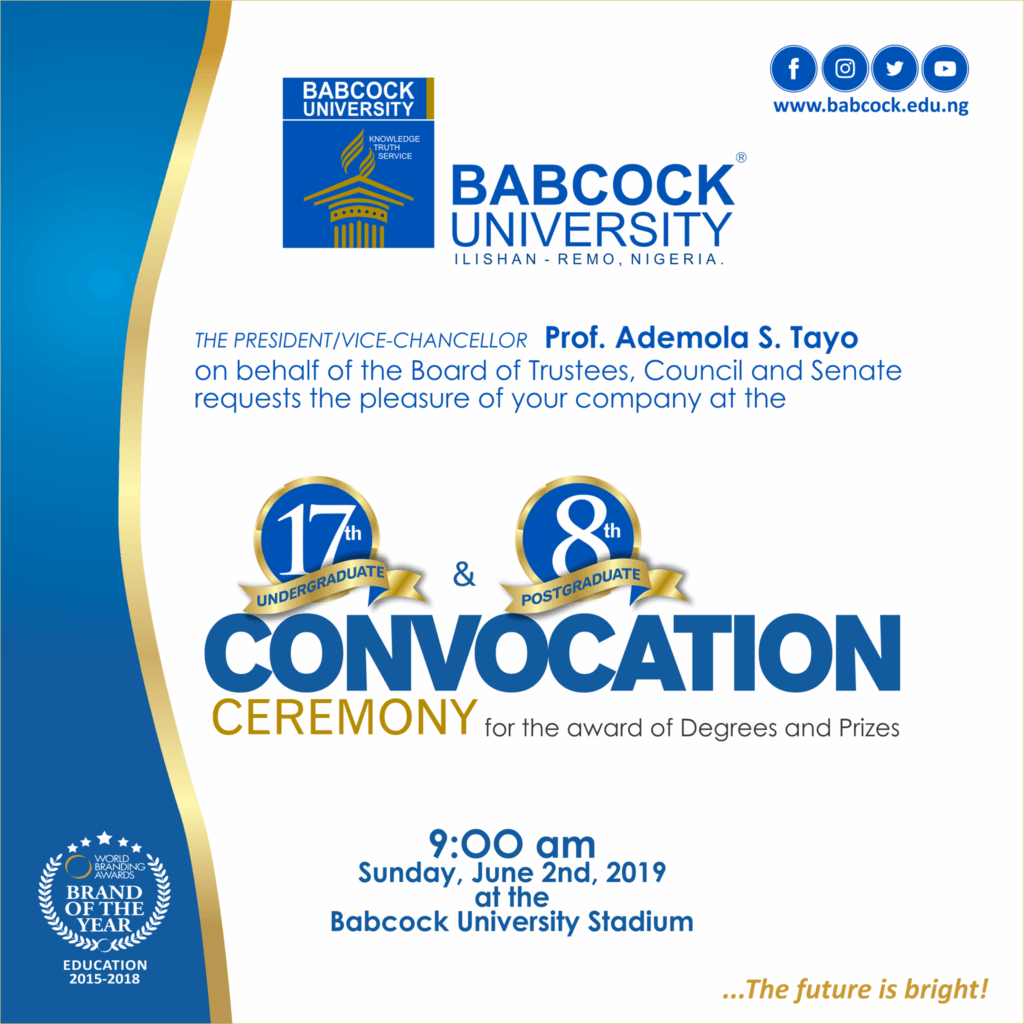 Babcock University Convocation Ceremony