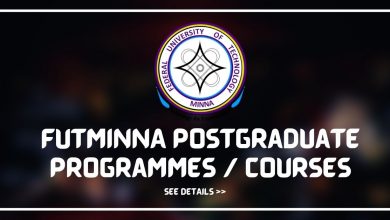 FUTMINNA Postgraduate Programmes Courses