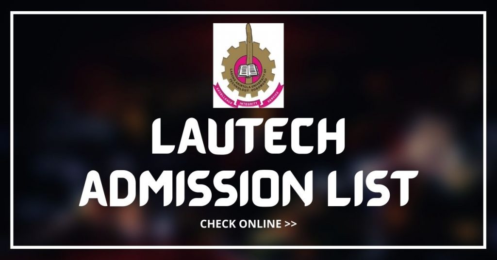 LAUTECH Admission List