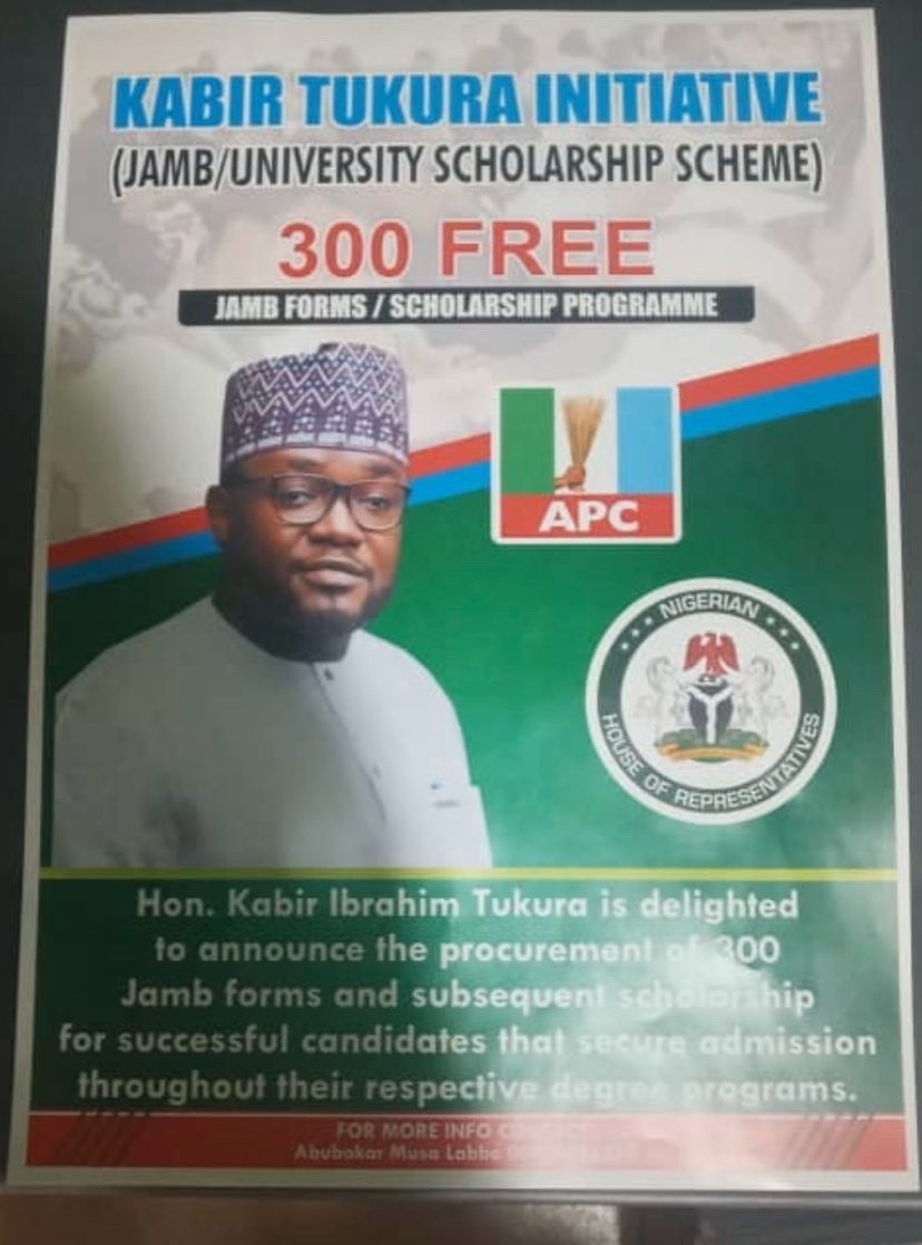 Hon. Kabir Ibrahim Tukura Free JAMB Forms
