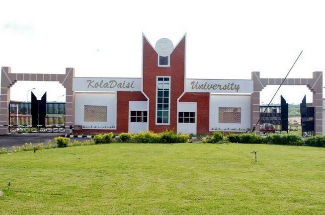 KolaDaisi University Admission Into Faculty of Law