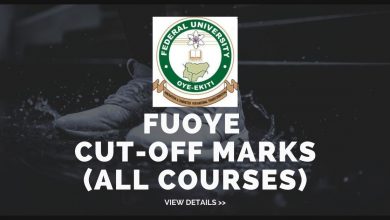FUOYE Cut-Off Marks