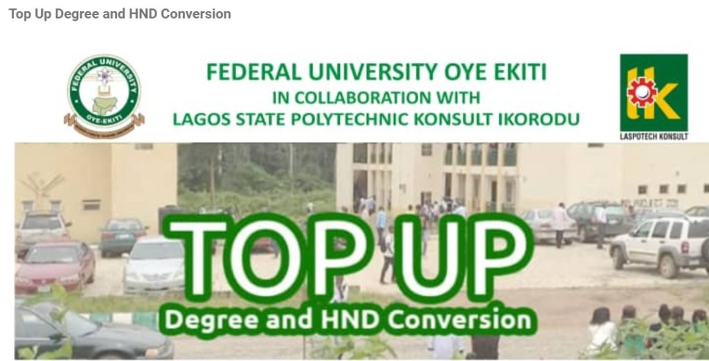 FUOYE – LASPOTECH Top-Up (Degree and HND Conversion) Programme