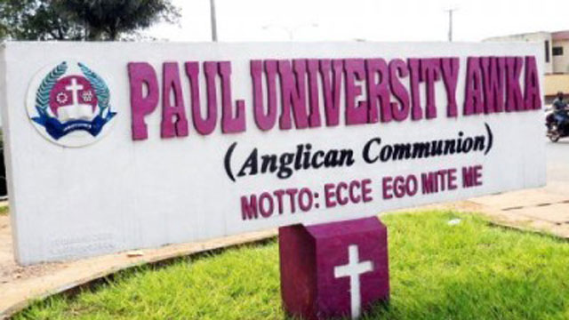 Paul University Post UTME/DE Admission Form