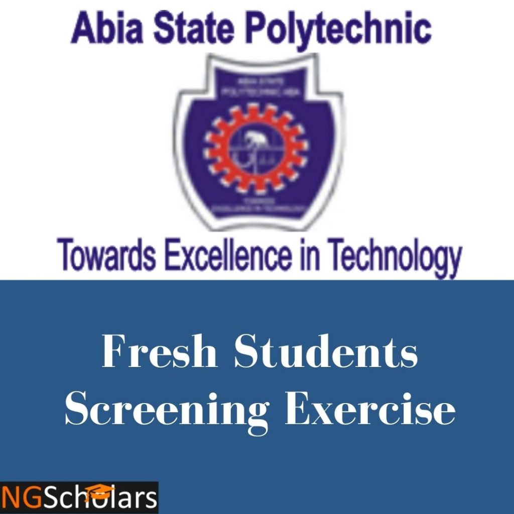 Abia State Poly Screening Exercise