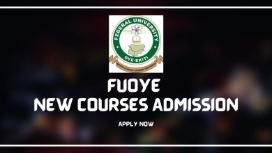 FUOYE New Courses Admission