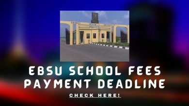 EBSU School Fees Payment Deadline
