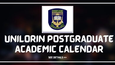 UNILORIN Postgraduate Academic Calendar