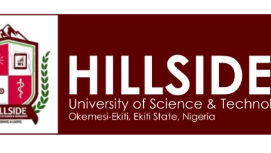 Hillside University Post-UTME Form