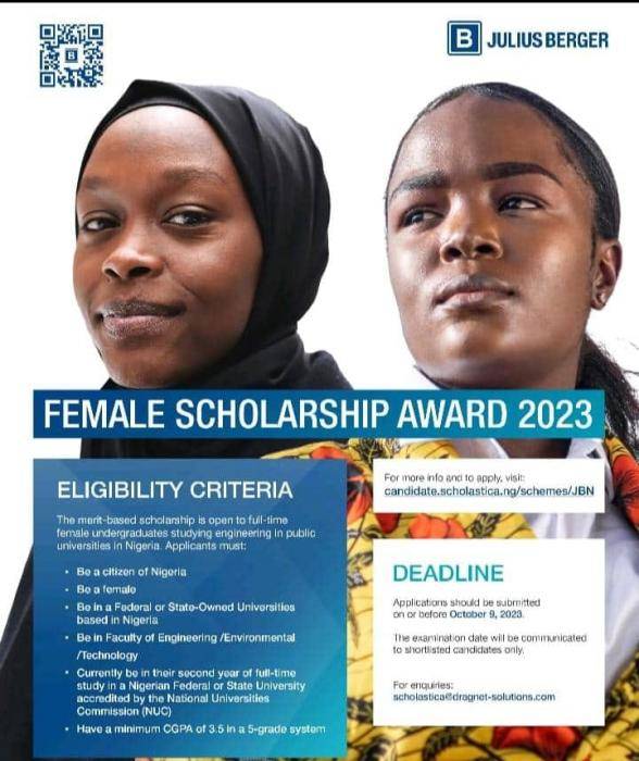 Julius Berger Scholarship